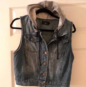 Ci Sono Demin Cut off jacket